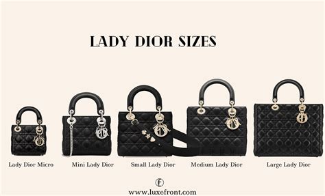 miss dior bag sizes